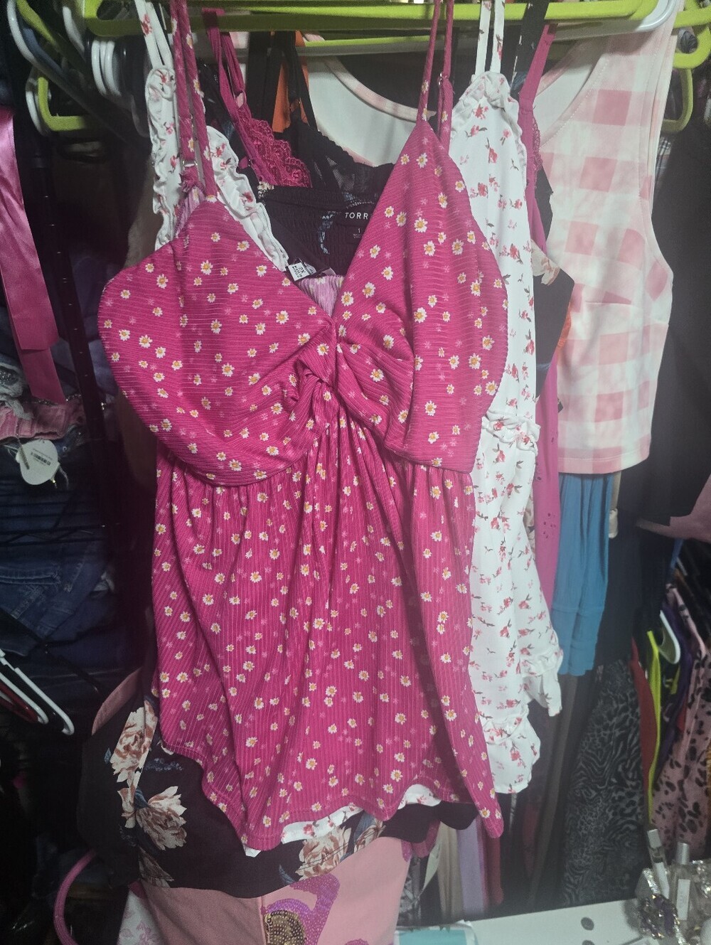 Like new WHITE BIRCH 2X FLORAL TANK TOP